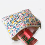 Blue Daisy Zipper Pouch