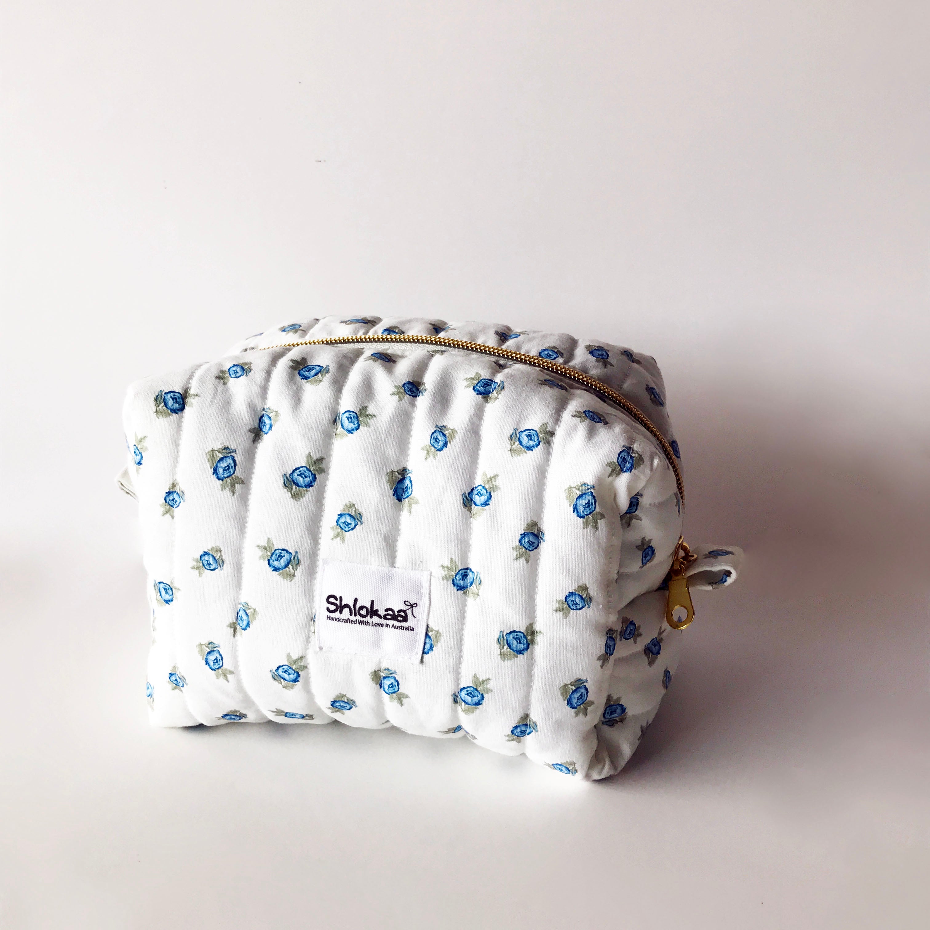 Sky Ditsy Roses Boxy Bag