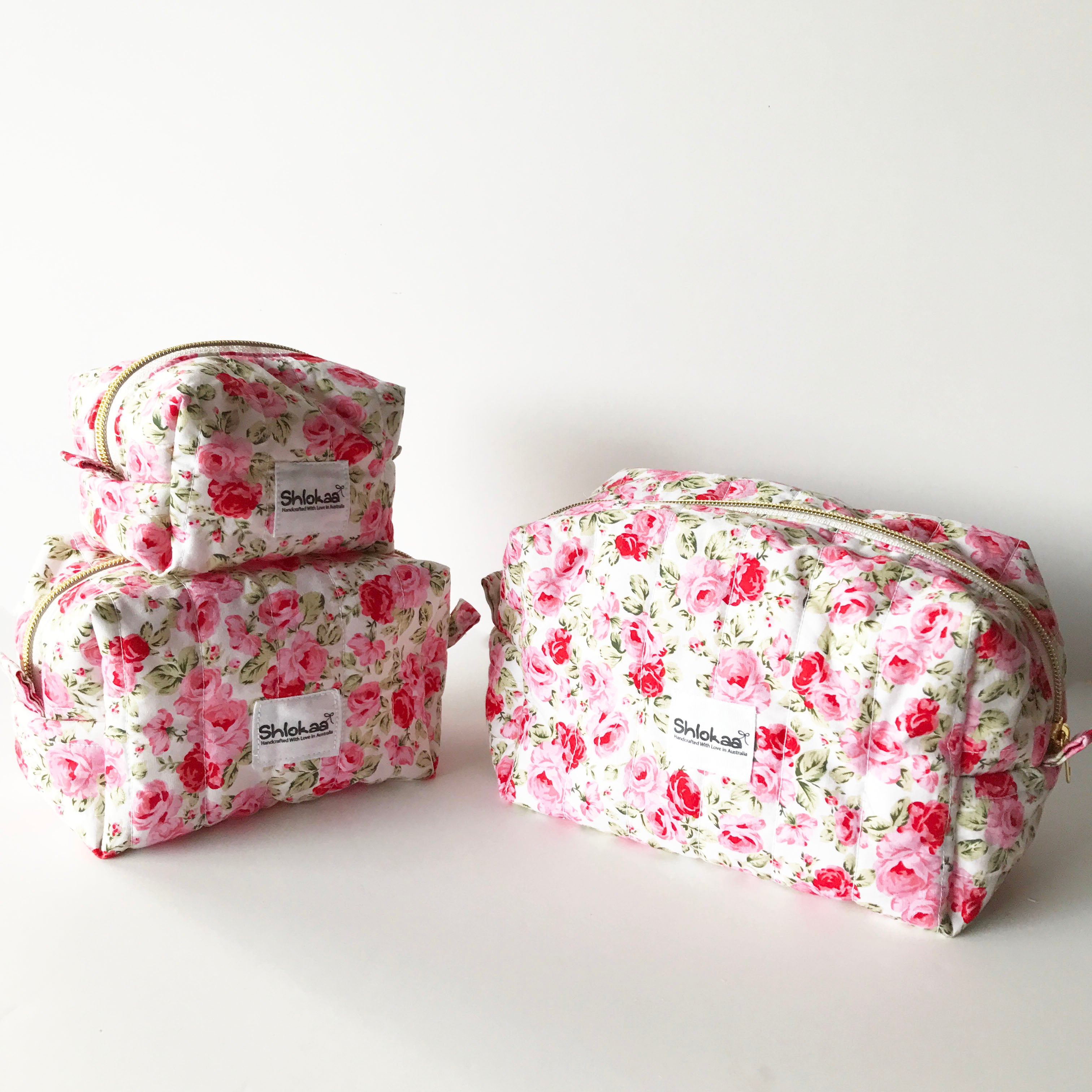 Cabbage Rose Boxy Bag