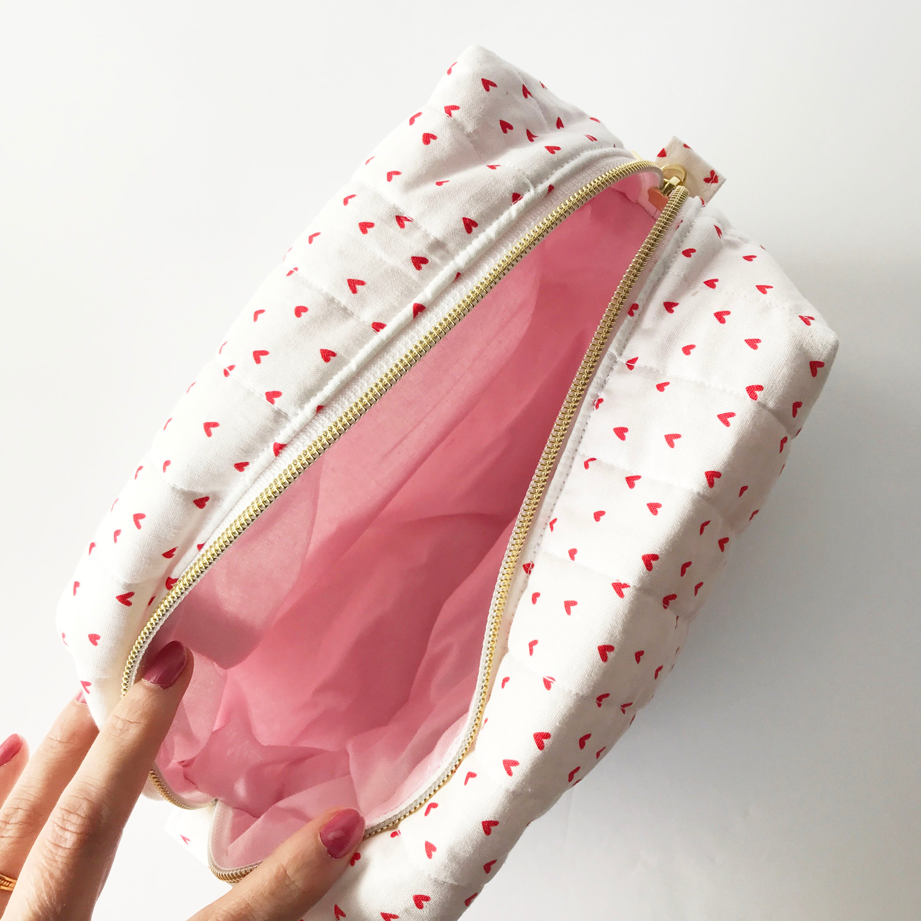 Mini Hearts Boxy Bag