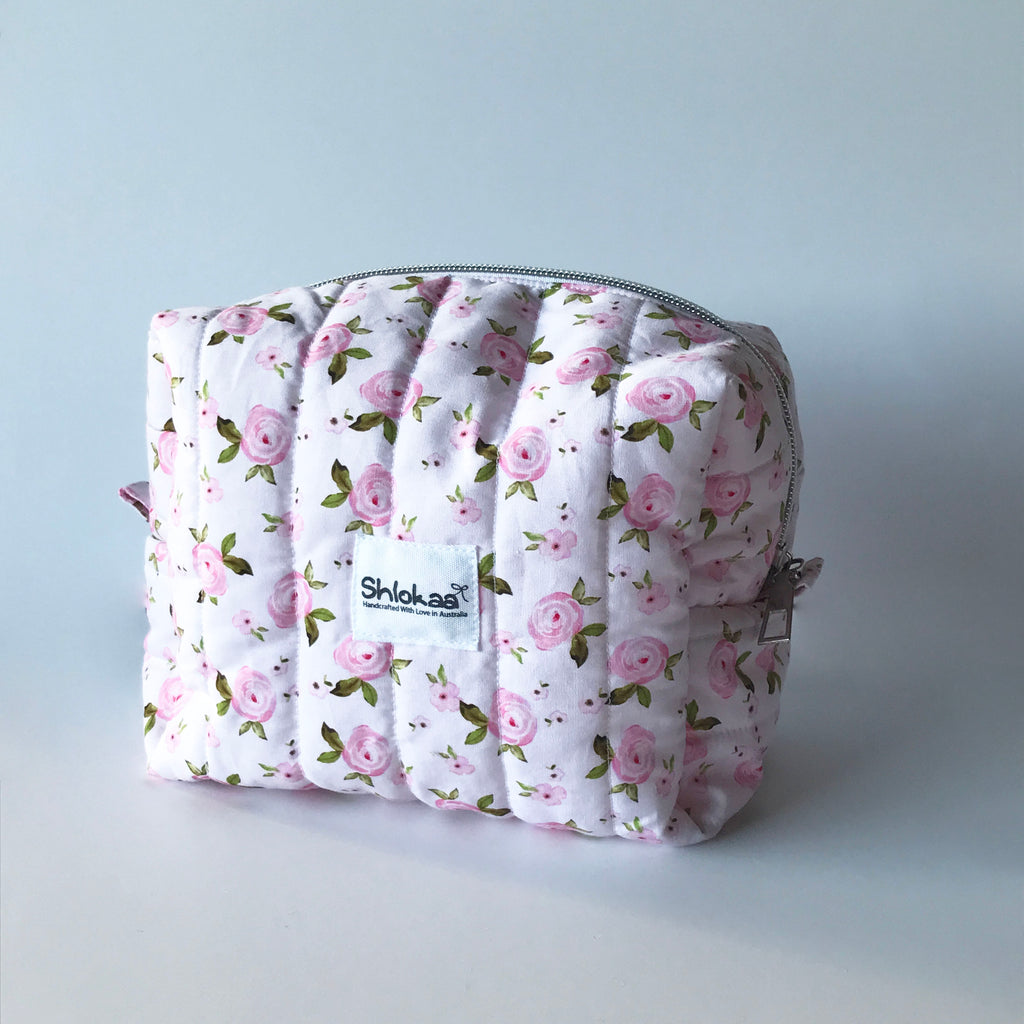 Blush Pink Rose Boxy Bag