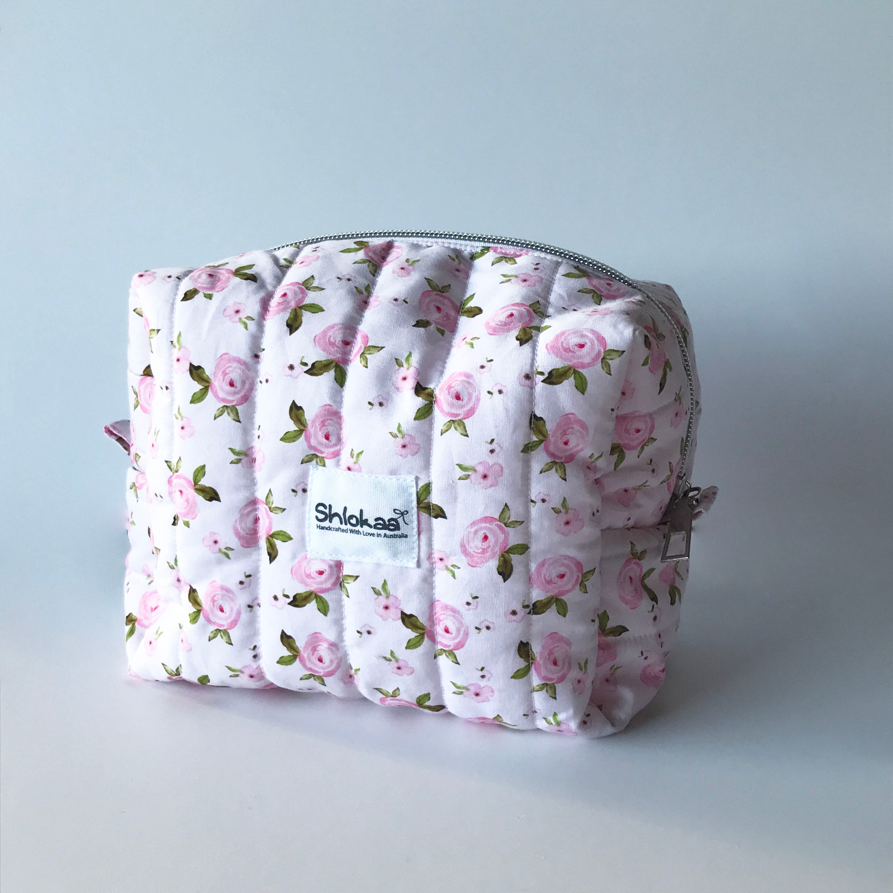 Blush Pink Rose Boxy Bag