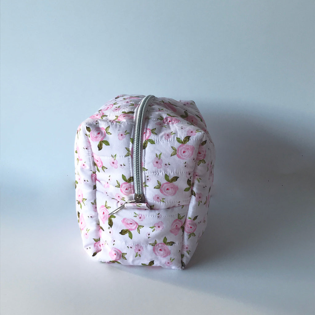 Blush Pink Rose Boxy Bag