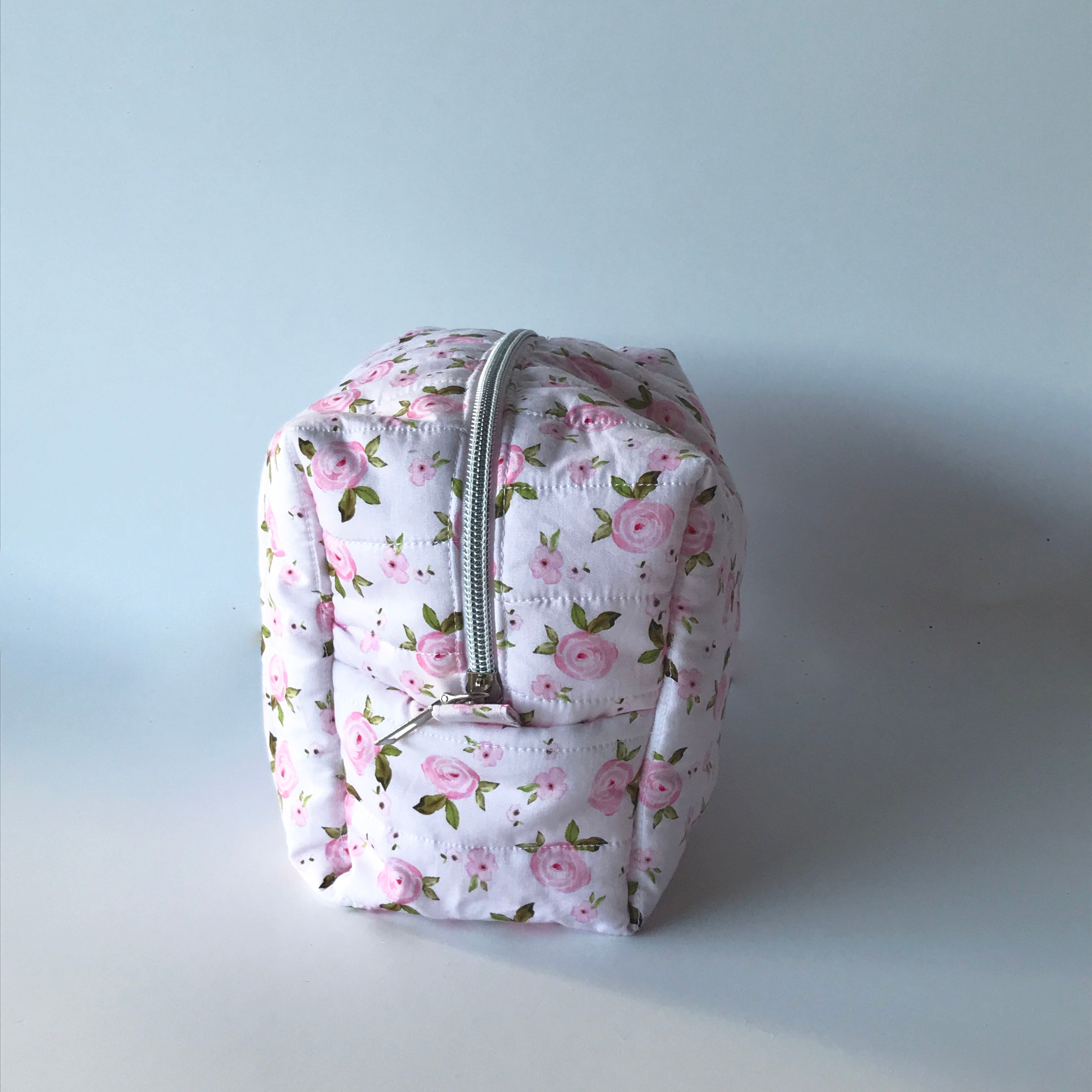 Blush Pink Rose Boxy Bag