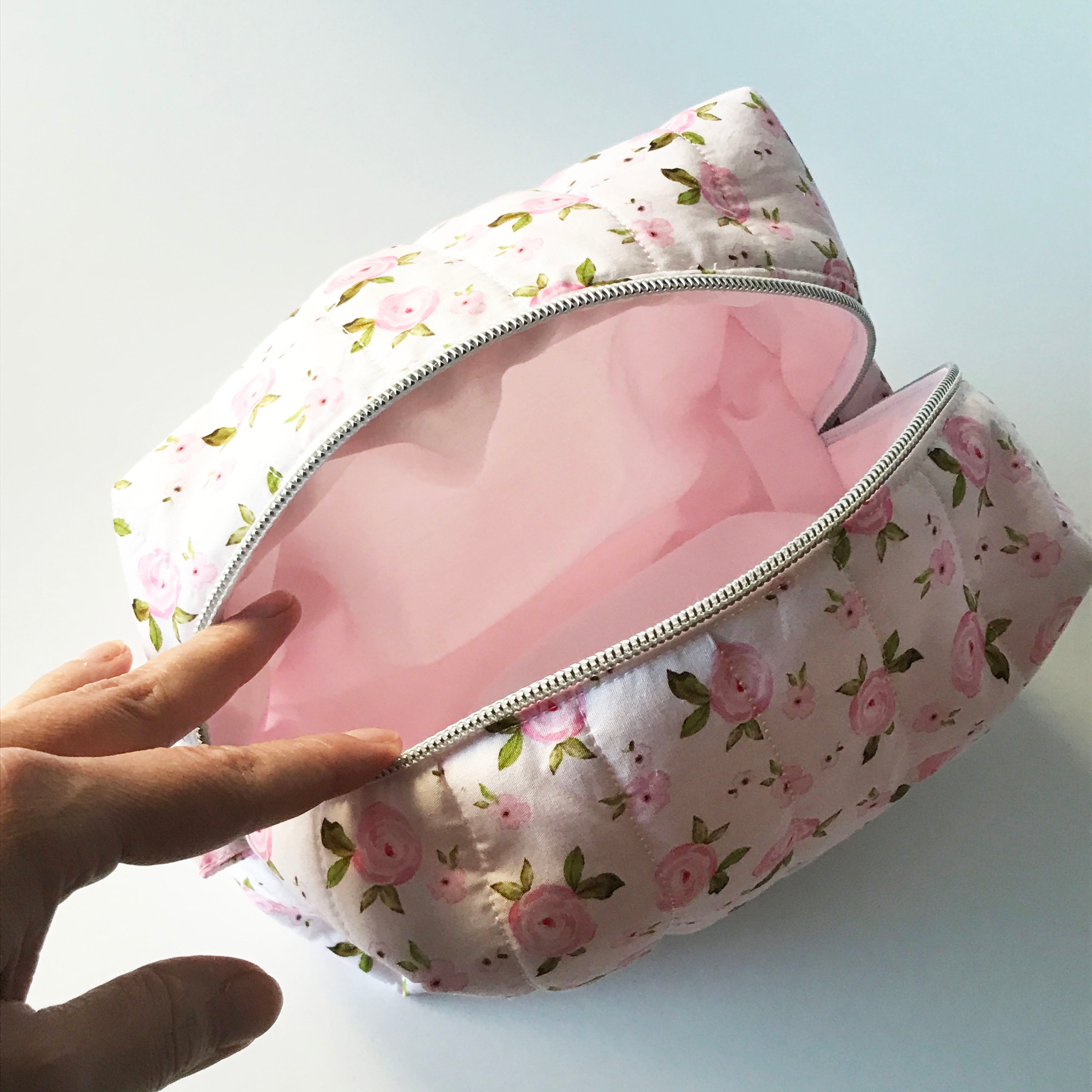 Blush Pink Rose Boxy Bag